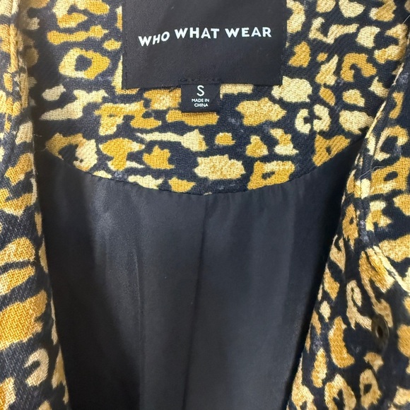 Who What Wear Leopard Print Blazer size S - Picture 2 of 9